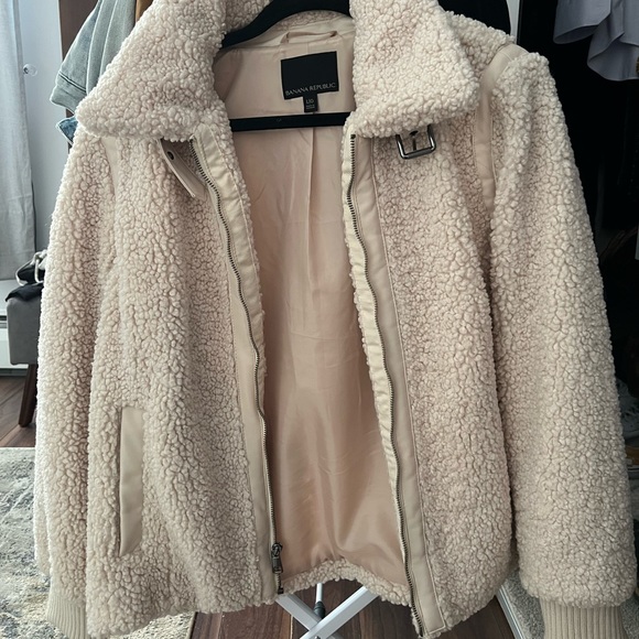 Banana Republic Shearling Jacket - Picture 2 of 5